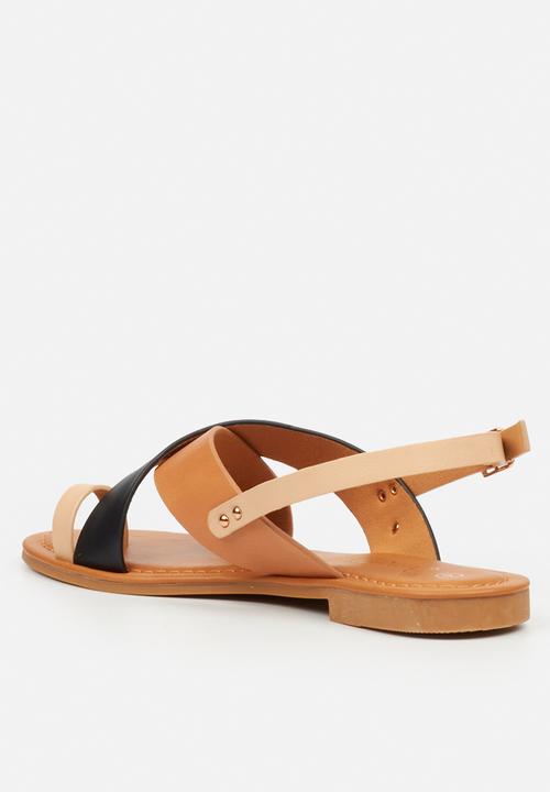 Butterfly Feet - Palms 2 slingback sandal - black
