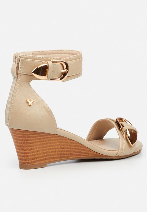 Butterfly Feet - Shani 16 wedge heel - beige
