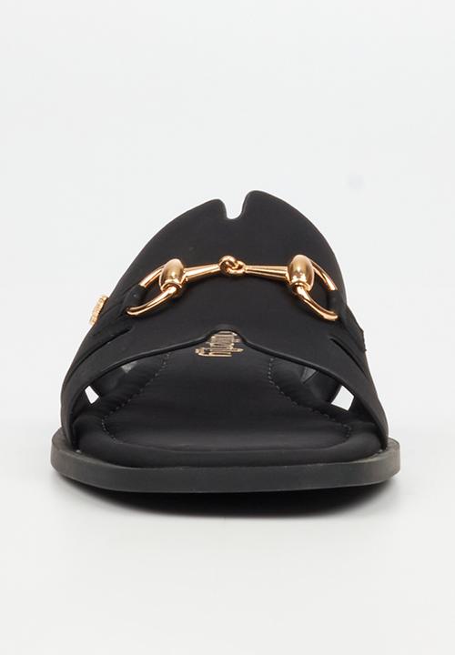 Butterfly Feet - Bianca 1 slide - black