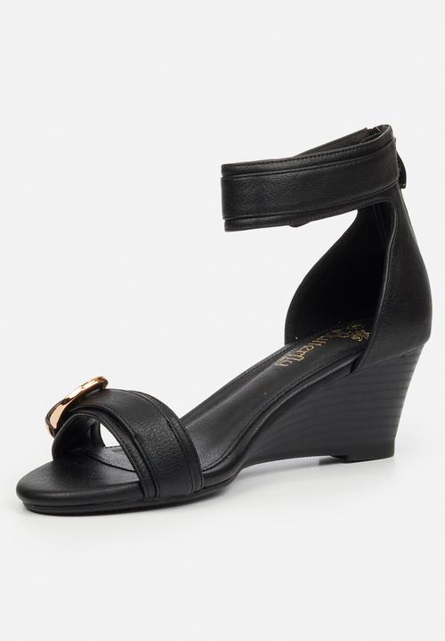 Butterfly Feet - Shani 16 wedge heel - black
