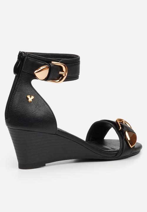 Butterfly Feet - Shani 16 wedge heel - black