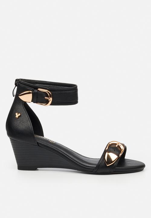 Butterfly Feet - Shani 16 wedge heel - black