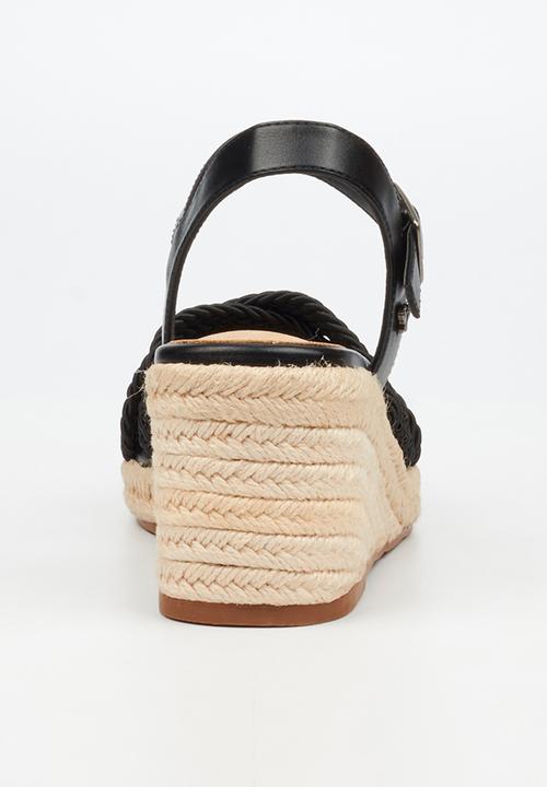 Butterfly Feet - Escada 2 espadrille wedge heel - black