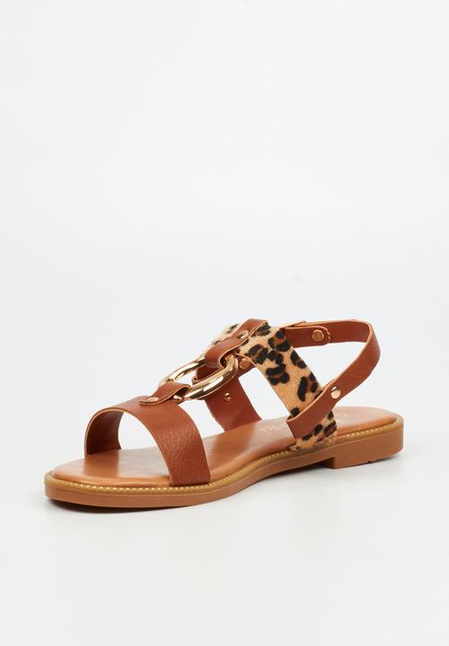 Butterfly Feet - Frost 18 slingback sandal - leopard