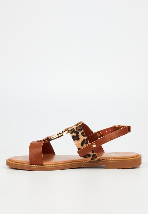 Butterfly Feet - Frost 18 slingback sandal - leopard