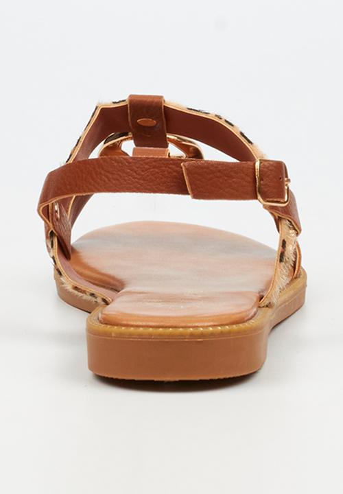 Butterfly Feet - Frost 18 slingback sandal - leopard