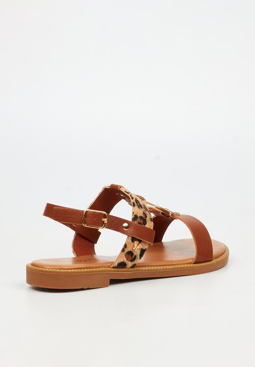 Butterfly Feet - Frost 18 slingback sandal - leopard