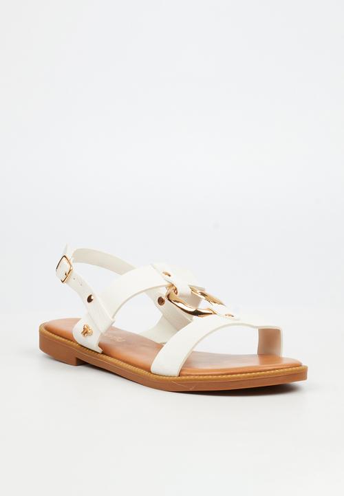 Butterfly Feet - Frost 18 slingback sandal - white