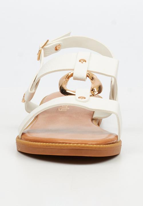 Butterfly Feet - Frost 18 slingback sandal - white