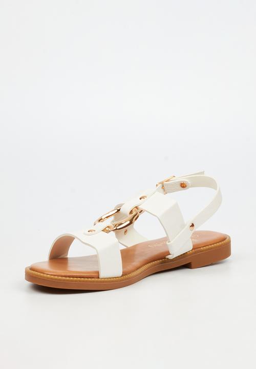 Butterfly Feet - Frost 18 slingback sandal - white