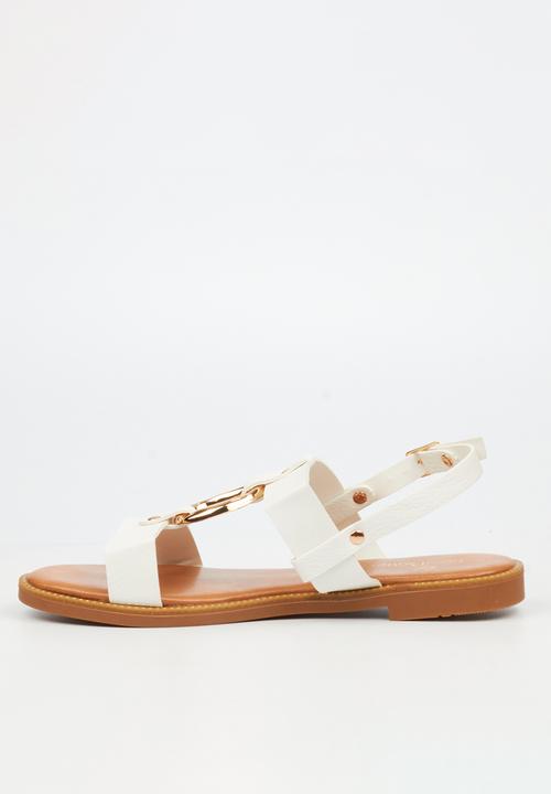 Butterfly Feet - Frost 18 slingback sandal - white