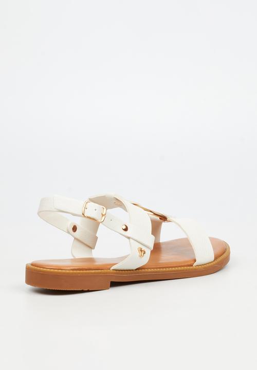 Butterfly Feet - Frost 18 slingback sandal - white