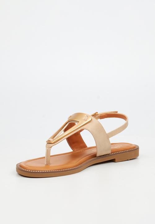 Butterfly Feet - Frost 19 t-bar sandal - beige
