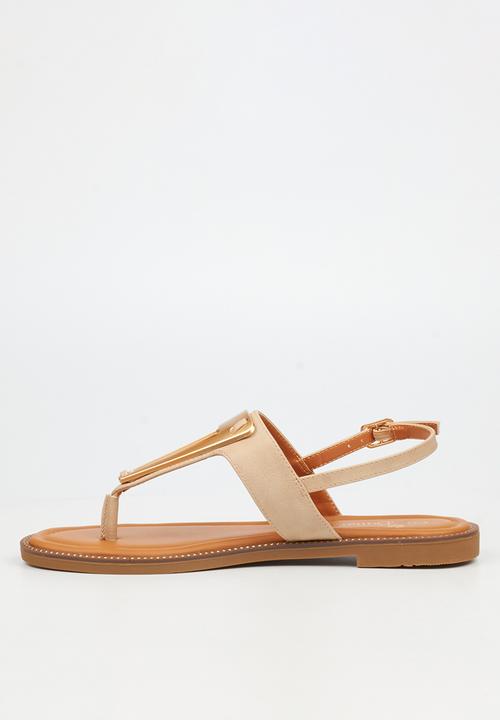 Butterfly Feet - Frost 19 t-bar sandal - beige