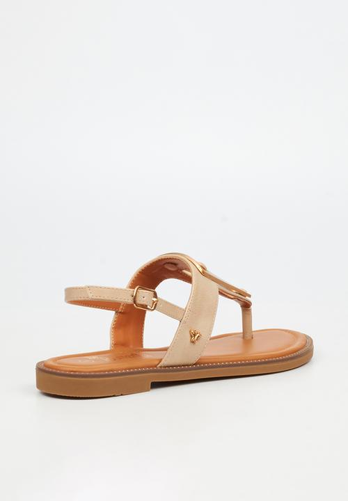 Butterfly Feet - Frost 19 t-bar sandal - beige