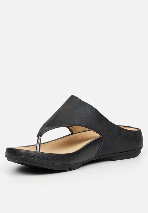 Butterfly Feet - Wander 1 t-bar sandal - black