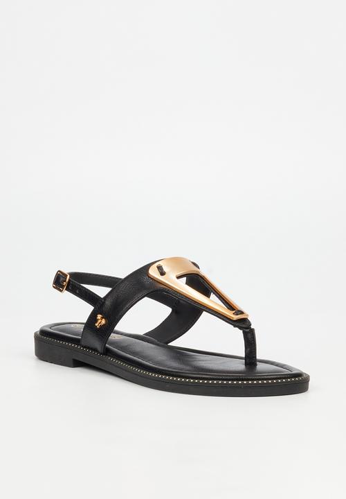 Butterfly Feet - Frost 19 t-bar sandal - black
