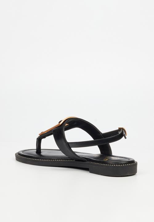 Butterfly Feet - Frost 19 t-bar sandal - black
