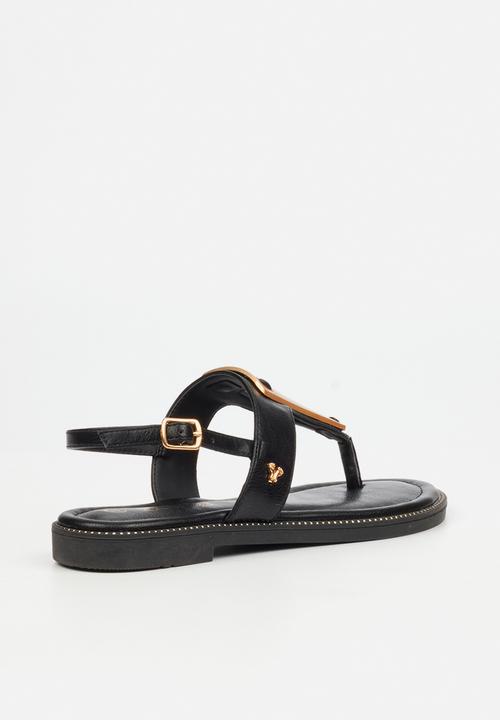 Butterfly Feet - Frost 19 t-bar sandal - black
