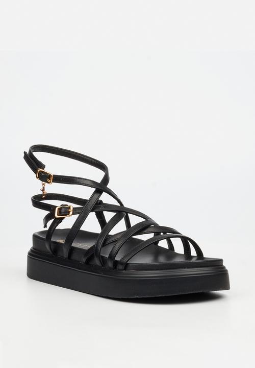 Rock & Co - Absolut 7 multi-strap chunky sandal - black