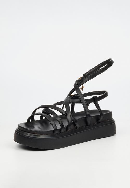 Rock & Co - Absolut 7 multi-strap chunky sandal - black