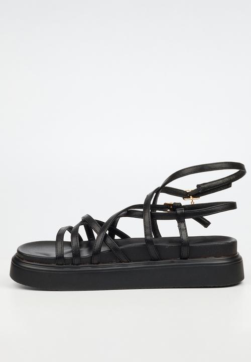 Rock & Co - Absolut 7 multi-strap chunky sandal - black
