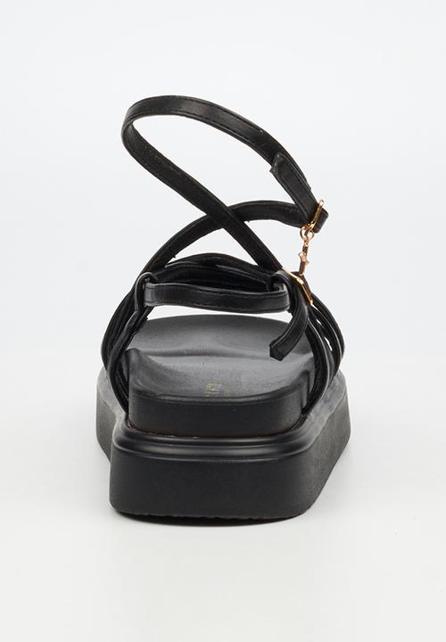 Rock & Co - Absolut 7 multi-strap chunky sandal - black