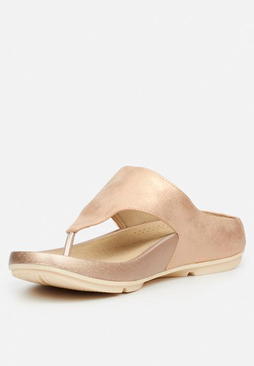 Butterfly Feet - Wander 1 t-bar sandal - rosegold