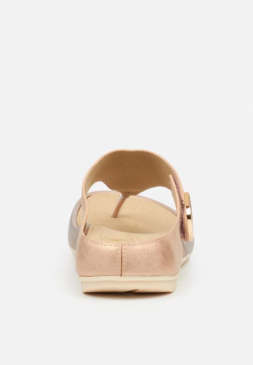 Butterfly Feet - Wander 1 t-bar sandal - rosegold