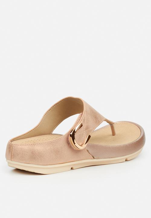 Butterfly Feet - Wander 1 t-bar sandal - rosegold