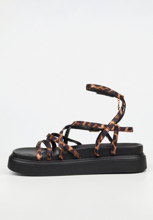Rock & Co - Absolut 7 multi-strap chunky sandal - leopard