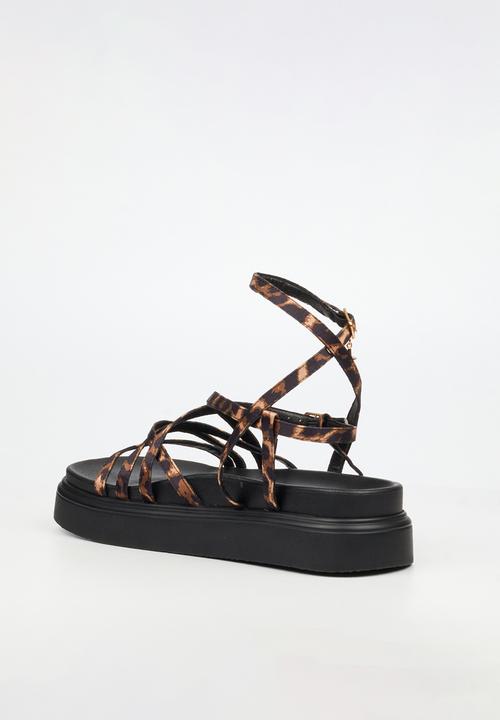 Rock & Co - Absolut 7 multi-strap chunky sandal - leopard