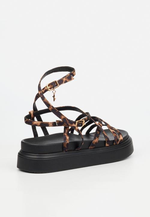 Rock & Co - Absolut 7 multi-strap chunky sandal - leopard