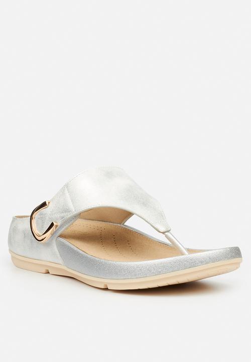 Butterfly Feet - Wander 1 t-bar sandal - silver