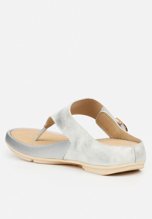 Butterfly Feet - Wander 1 t-bar sandal - silver