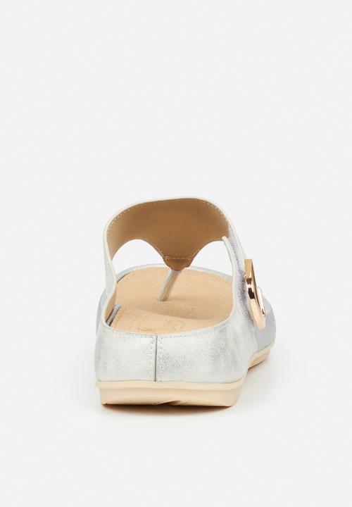Butterfly Feet - Wander 1 t-bar sandal - silver