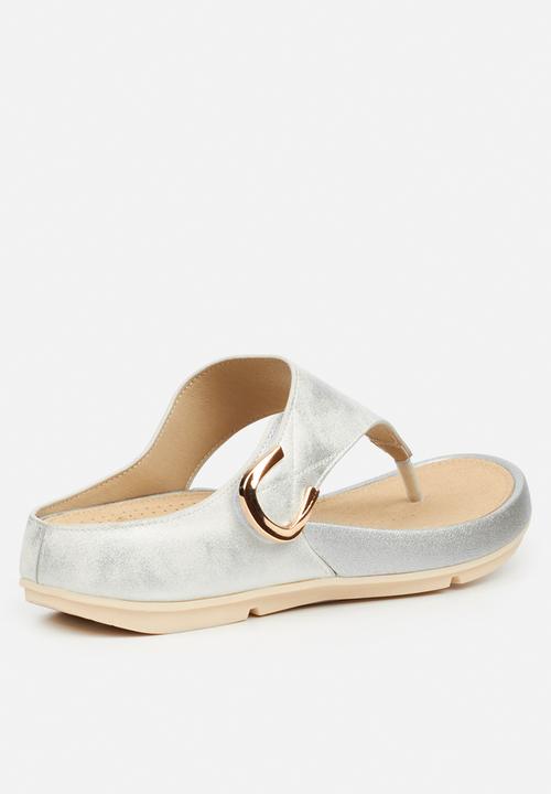 Butterfly Feet - Wander 1 t-bar sandal - silver