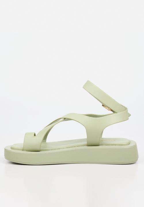 Viabeach - Coconut 39 cross-over thick sandal - green