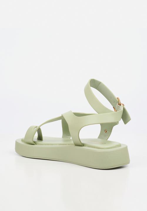 Viabeach - Coconut 39 cross-over thick sandal - green