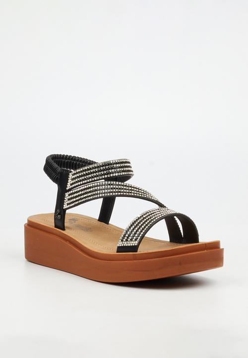 Butterfly Feet - Holt 1 ankle strap sandal - black