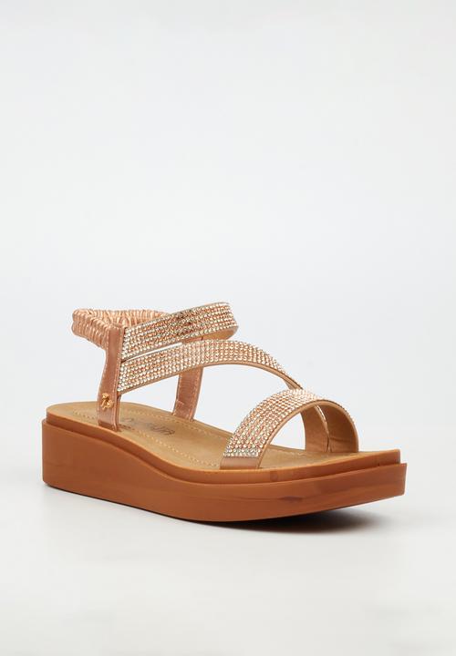 Butterfly Feet - Holt 1 ankle strap sandal - rosegold