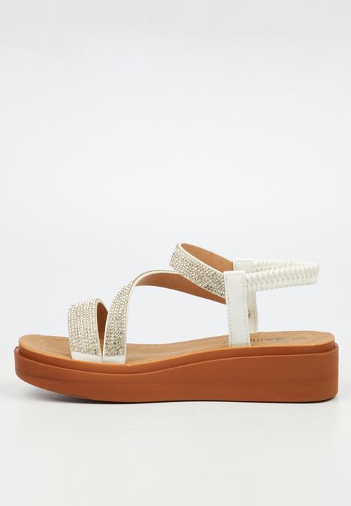 Butterfly Feet - Holt 1 ankle strap sandal - white