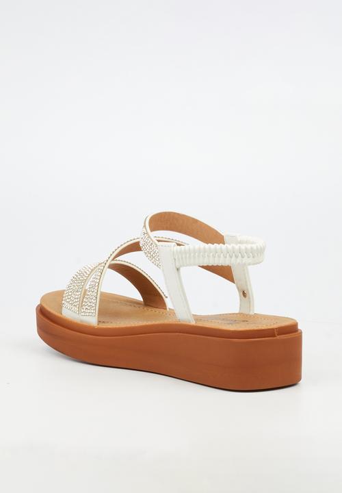 Butterfly Feet - Holt 1 ankle strap sandal - white