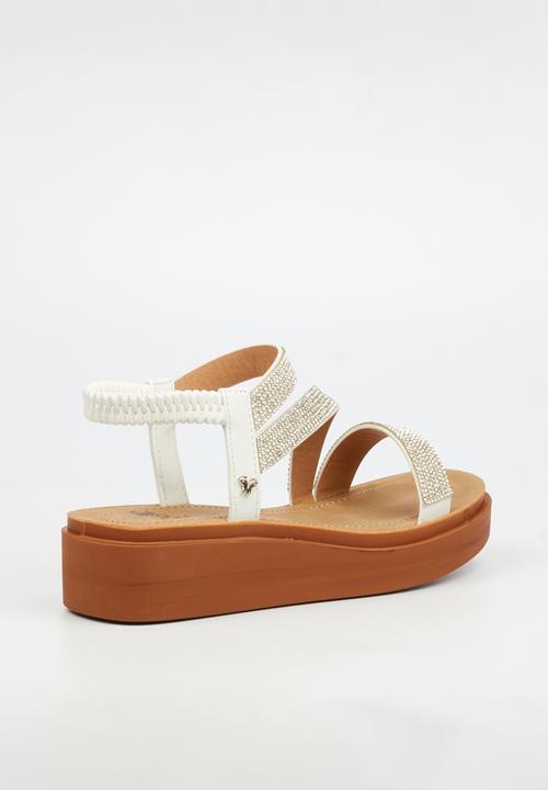 Butterfly Feet - Holt 1 ankle strap sandal - white