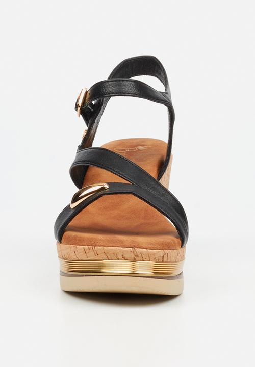 Butterfly Feet - Melinda 4 wedge heel - black