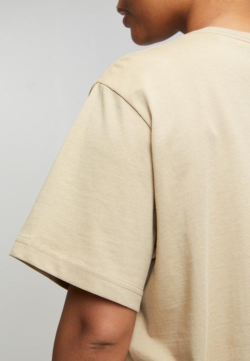 adidas Originals - Plus trefoil boxy t w tee - khaki three/khaki six