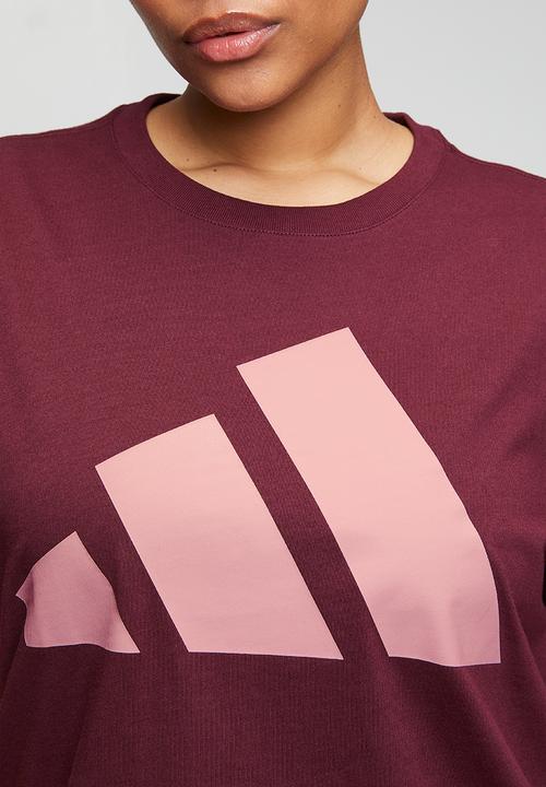 adidas Performance - Plus w bl sj t 2 s26 tee - maroon/magic mauve