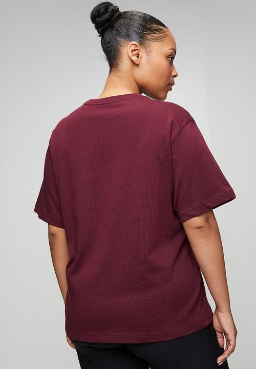 adidas Performance - Plus w bl sj t 2 s26 tee - maroon/magic mauve