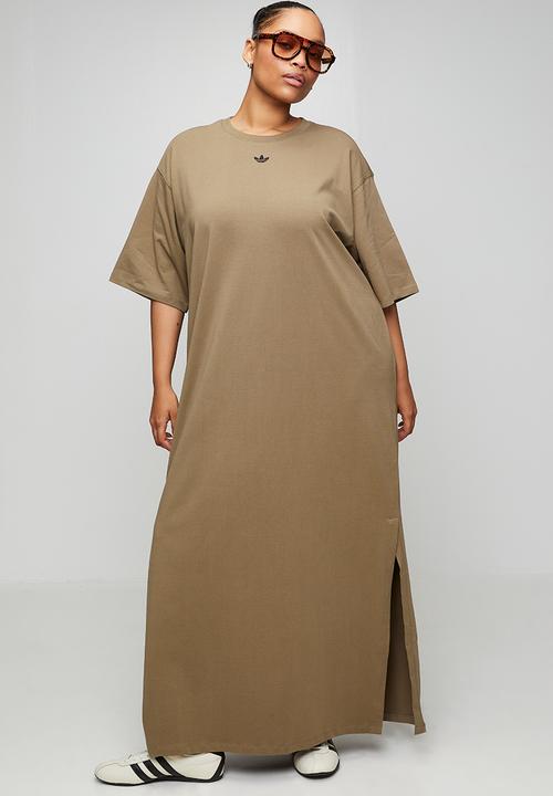 adidas Originals - Plus ess dress w s26 - khaki six/tonal