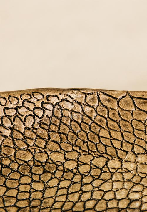 Noha - Iris Bowl - Antique Gold